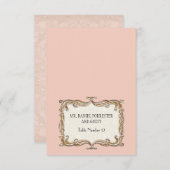 Gatsby Art Deco Jugendstil Imitate Golden Tulip Einladung (Vorne/Hinten)