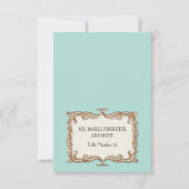 Gatsby Art Deco Jugendstil Imitate Golden Tulip Einladung (Vorderseite)