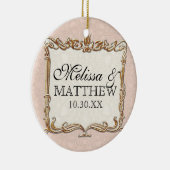 Gatsby Art Deco Jugendstil Imitate Golden Tulip Keramik Ornament (Rechts)