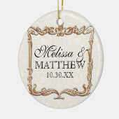 Gatsby Art Deco Jugendstil Imitate Golden Tulip Keramikornament (Links)