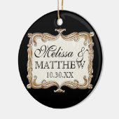 Gatsby Art Deco Jugendstil Imitate Golden Tulip Keramikornament (Links)