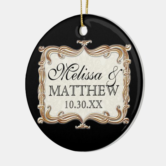 Gatsby Art Deco Jugendstil Imitate Golden Tulip Keramikornament (Links)