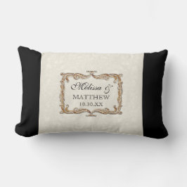 Gatsby Art Deco Jugendstil Imitate Golden Tulip Lendenkissen