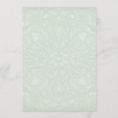 Gatsby Art Deco Jugendstil Imitate Golden Tulip Menükarte (Rückseite)