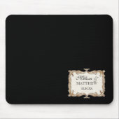 Gatsby Art Deco Jugendstil Imitate Golden Tulip Mousepad (Vorne)