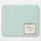 Gatsby Art Deco Jugendstil Imitate Golden Tulip Mousepad (Vorne)