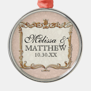 Gatsby Art Deco Jugendstil Imitate Golden Tulip Silbernes Ornament