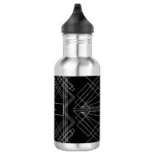 Gatsby Art Deco Wasserflasche mit Namen aus den 20 (Rechts)