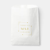 Gatsby der 1920er Jahre Danke, dass Sie Gastgesche Geschenktütchen (Vorderseite)
