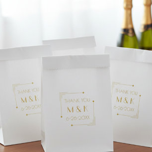 Gatsby der 1920er Jahre Danke, dass Sie Gastgesche Geschenktütchen