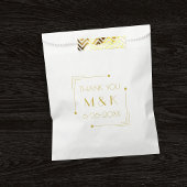 Gatsby der 1920er Jahre Danke, dass Sie Gastgesche Geschenktütchen