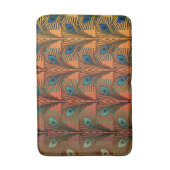 Gatsby Feathers Art Deko Design Badematte (Vorderseite Vertikal)