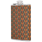 Gatsby Feathers Art Deko Design Flachmann (Links)