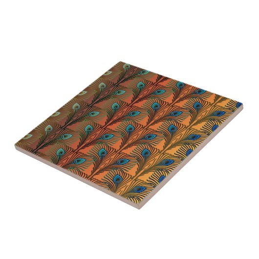 Gatsby Feathers Art Deko Design Fliese (Seite)