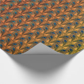 Gatsby Feathers Art Deko Design Geschenkpapier (Ecke)