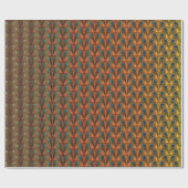 Gatsby Feathers Art Deko Design Geschenkpapier (Flach)