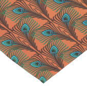 Gatsby Feathers Art Deko Design Kurzer Tischläufer (Ecke)