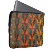 Gatsby Feathers Art Deko Design Laptopschutzhülle (Vorne Rechts)