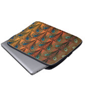 Gatsby Feathers Art Deko Design Laptopschutzhülle (Vorne Knopf)