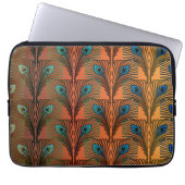 Gatsby Feathers Art Deko Design Laptopschutzhülle (Vorderseite)