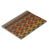 Gatsby Feathers Art Deko Design Notizblock (Linke Seite)