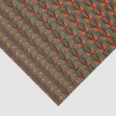 Gatsby Feathers Art Deko Design Seidenpapier (Ausschnitt)