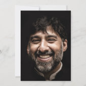 Gatsby Flapper Girl Art Deko Metallic Look Party Einladung (Rückseite)