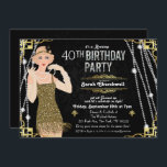 Gatsby Flapper Girl Einladung zum Geburtstag<br><div class="desc">Feiern Sie wie in den zwanziger Jahren mit unserer großartigen,  von Gatsby  Einladung. Ob Sie nun einen Junggeselinnen-Abschied oder eine Geburtstagsfeier planen,  bringen Sie Ihre Veranstaltung rechtzeitig zurück in die fabelhafte Zeit des Art Deco und des aufwändigen Lebens.

//BRÜNETTE HAAROPTION IM SHOP//</div>