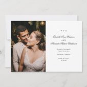 Gatsby Foil Save the Date Ankündigung (Rückseite)