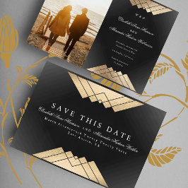 Gatsby Foil Save the Date Ankündigung
