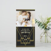 Gatsby-Foto Feiertagskarte (Stehend Vorderseite)