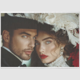 Gatsby Gala Lady und Gent Decoupage Seidenpapier