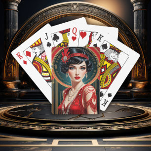 Gatsby-Glamour Spielkarten