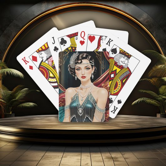 Gatsby-Glamour Spielkarten