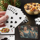 Gatsby-Glamour Spielkarten (In Situ)