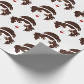 Gatsby Gold Flapper Birthday Brautparty Party Geschenkpapier (Ecke)