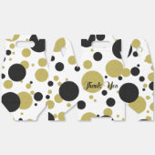 Gatsby Gold Polka-Dot Wedding Party Fevor Boxes Geschenkschachtel (Ungeklappt)