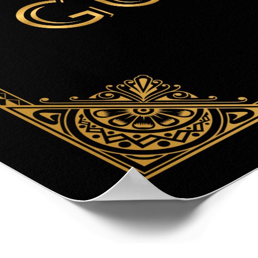 Gatsby inspiriert Hochzeitshilfen Gästebuch (Ecke)