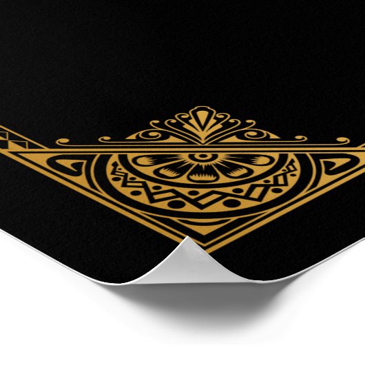 Gatsby inspiriert Hochzeitszeichen MR. Poster (Ecke)