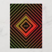 Gatsby Miami Neujahrsmenü der 1920er Jahre Menükarte (Rückseite)