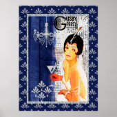 Gatsby Party Girl Poster (Vorne)