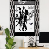 Gatsby Party Poster (Heimbüro)