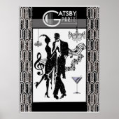 Gatsby Party Poster (Vorne)