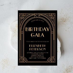 Gatsby-Party Roaring Twenties Art Deco Elegante Ge Einladung