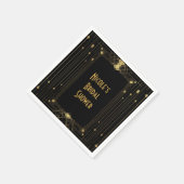 Gatsby Roaring 20's Elegant Serviette (Ecke)