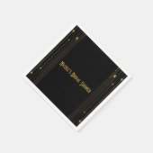 Gatsby Roaring 20's Elegant Serviette (Ecke)