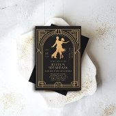 Gatsby Speakeasy Roaring 20 Flapper Tanz Geburtsta Einladung