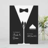 Gatsby Style - Art Déco Hochzeit Save The Date (Stehend Vorderseite)