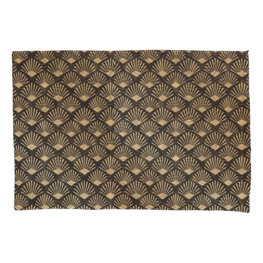 Gatsby Style Art Deco Lüftermuster Kissenbezug (Vorderseite)