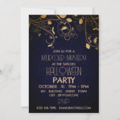 Gatsby Style, Murder Mystery Halloween-Party Einladung (Vorderseite)